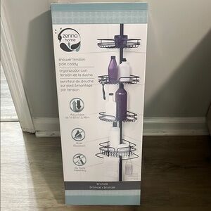 Zenna Home Shower Tension Pole Caddy